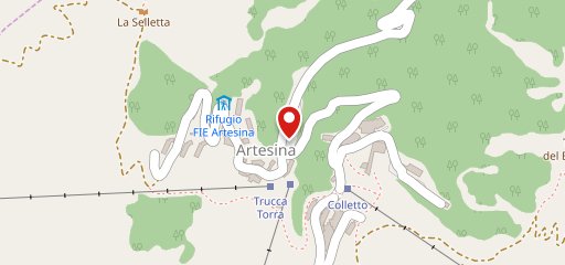 Baita La Turra sulla mappa