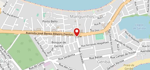 Baixo Geriba Bar & Restaurante no mapa