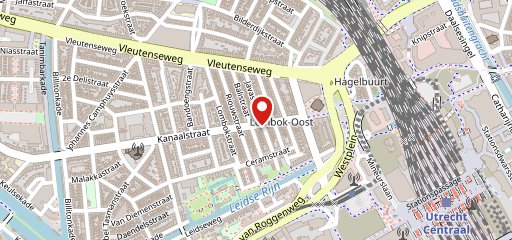 Bakkerij restaurant Kanaalstraat sur la carte