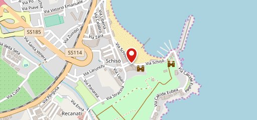 Bambù Beach Naxos sulla mappa