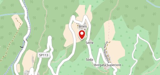 Brieis Relais Alpino sulla mappa