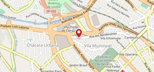 Bandeirantes Picanharia no mapa