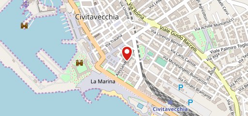 STRADA HAMBURGHERIA GOURMET Civitavecchia sulla mappa