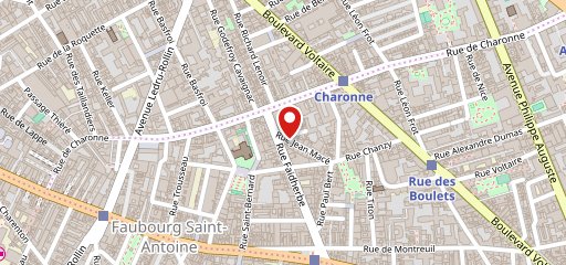 Bar à Iode Charonne sur la carte