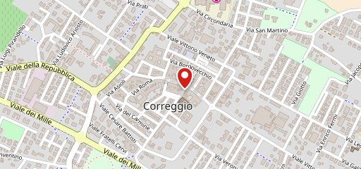 Bar ai Portici Correggio sulla mappa