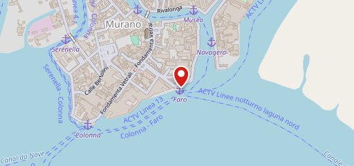 Bar al faro sulla mappa