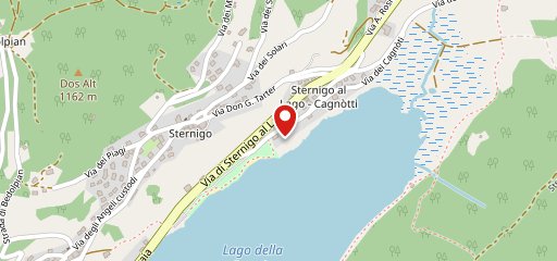 Bar al lago sulla mappa