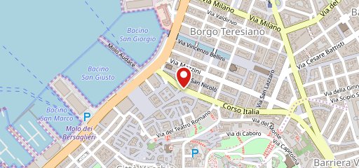 Bar Buffet Borsa sulla mappa