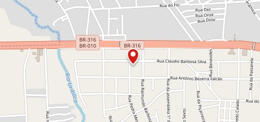 Bar cabeça fria no mapa