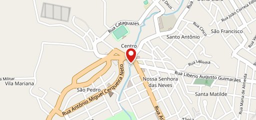 Bar central no mapa