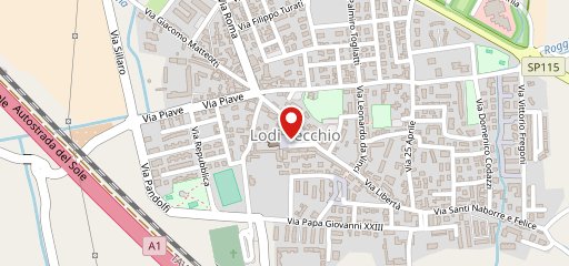 Bar centrale Lodi Vecchio sulla mappa