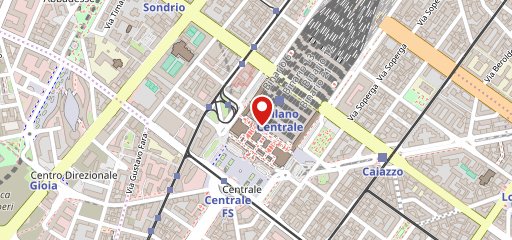 Roadhouse Restaurant Milano Centrale sur la carte