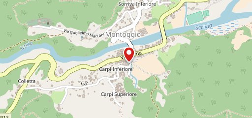 Bar Centrale Montoggio sulla mappa