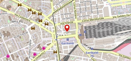 Napoli Centrale Caffè sulla mappa