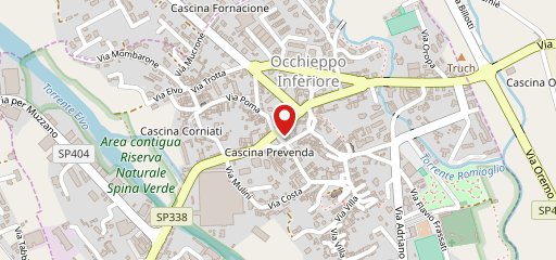 Centro sulla mappa