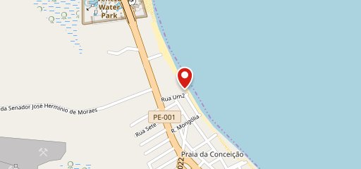 Bar da Bibi na praia da Conceição no mapa