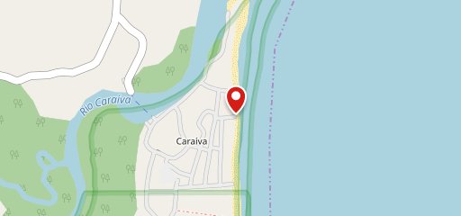 Café da Praia Caraíva no mapa