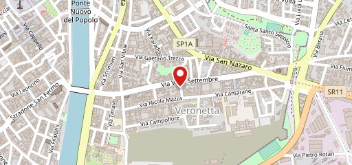 Bar Da Zia Elena Verona sulla mappa