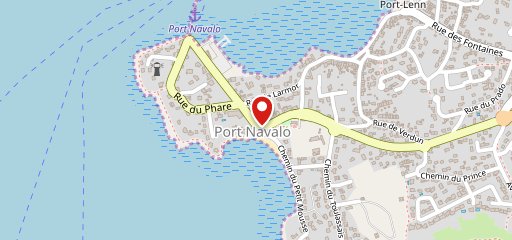 Bar de la Plage sur la carte