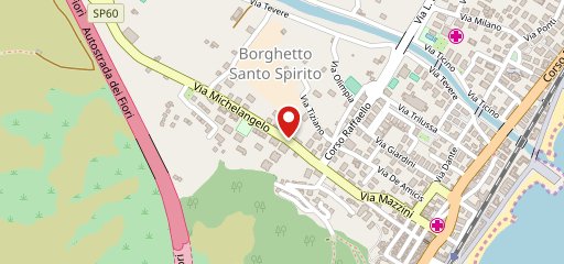 Bar del TOGN Borghetto Santo Spirito sulla mappa