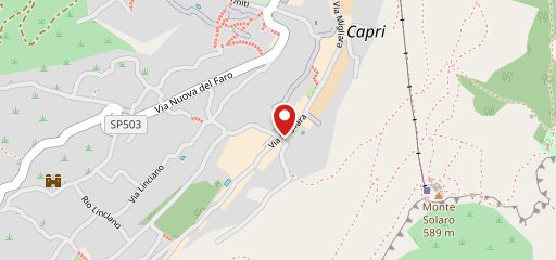 Bar della Migliera-campi di cerio sulla mappa