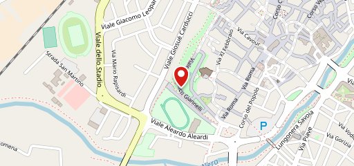 Bar della passeggiata sulla mappa