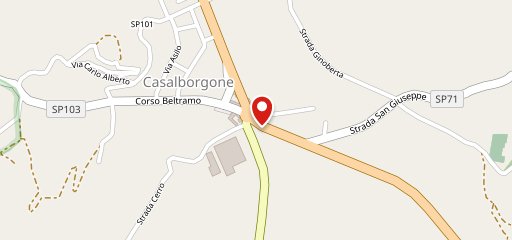 Bar della Pro di Casalborgone sulla mappa