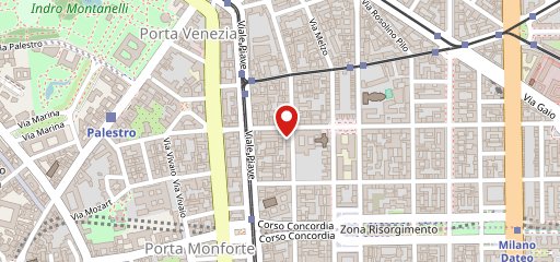 Caffetteria della Via Bellotti sulla mappa