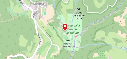 Bar delle Cascate sur la carte