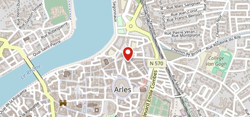 Arena Café sur la carte