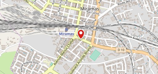 Sports Bar Miramas sur la carte