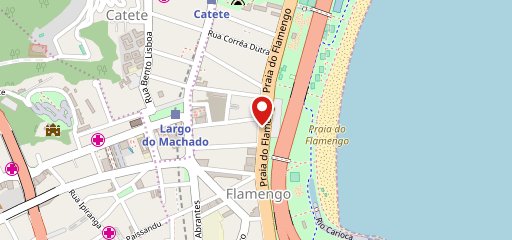 Bar do Adão Flamengo no mapa