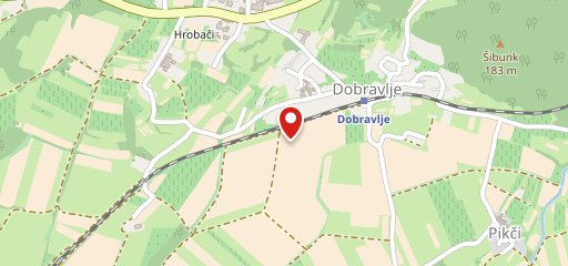 Bar Dobravlje Dobravlje sulla mappa