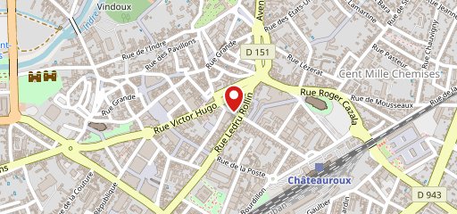 Café Brasserie Le Théâtre Châteauroux sur la carte