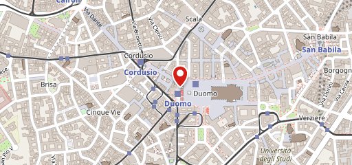 Bar Duomo sur la carte