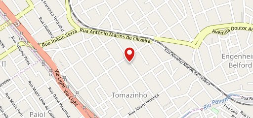 Bar e Pizzaria Dois irmãos no mapa