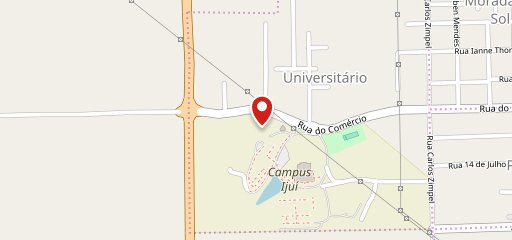 Cantina 2 Campus Unijuí no mapa