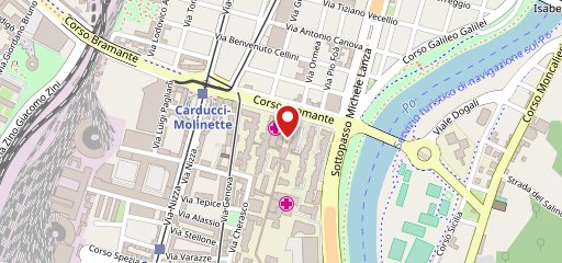 Bar interno Ospedale Molinette di Torino sulla mappa