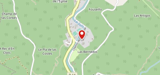 Le Restaurant de La Bernède sur la carte