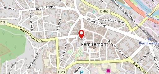 O'Malo Remiremont sur la carte