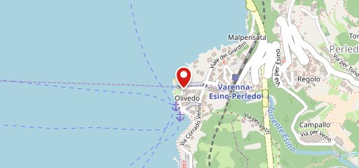 Olivedo Lido - Lido di Varenna sulla mappa