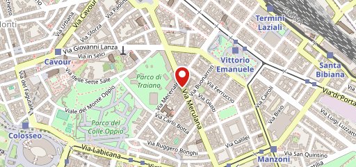 RistoBar Mecenate Roma sur la carte