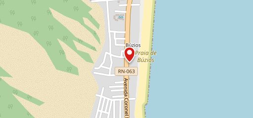 Bar Nu Grau praia Tabatinga no mapa