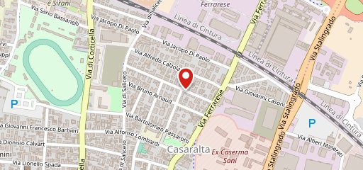 Osteria Casaralta sulla mappa