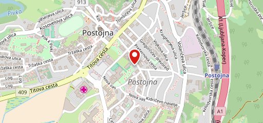 Bar Park Postojna sulla mappa