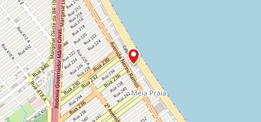 Pé na Areia Bar e Petiscaria no mapa