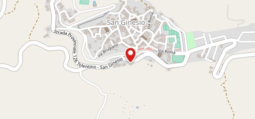 Bar Pizzeria La Fornarina San Ginesio sulla mappa