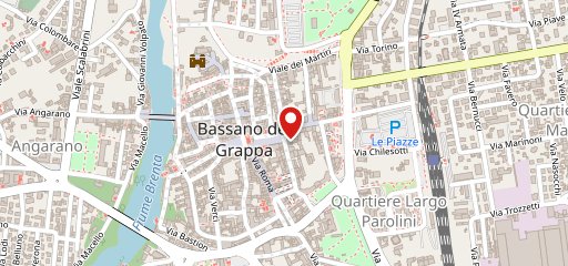 GINERIA Punto D'Incontro Bassano sulla mappa