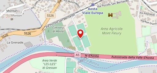 Bar Ristorante Montfleury Aosta sulla mappa