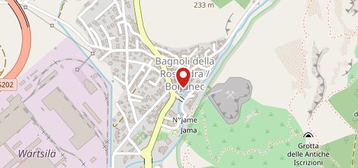 Risto Bar Rosandra sulla mappa
